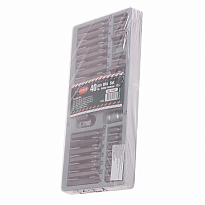 Набор торксов RF-T4401:10мм (75/30мм: T20-T55, H4-H12, M5-M12) 40 пр. в лотке ROCK FORCE /1/10